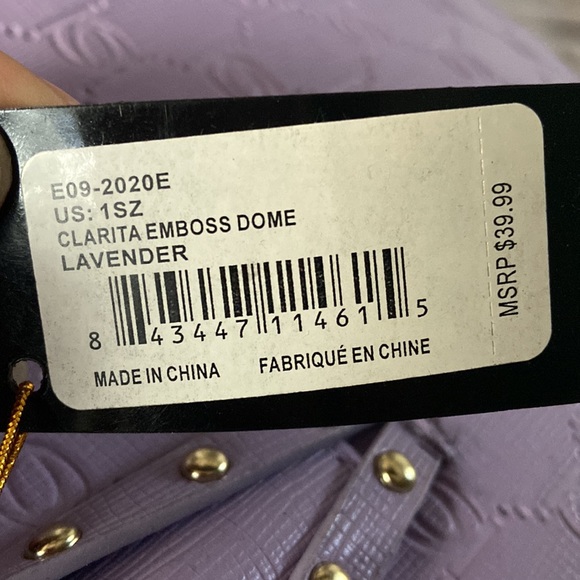 💟 BEBE Clarita Emboss Dome Purse💟 - Picture 5 of 5